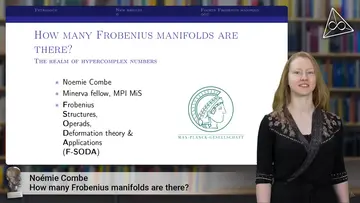 Noémie Combe is giving a lecture