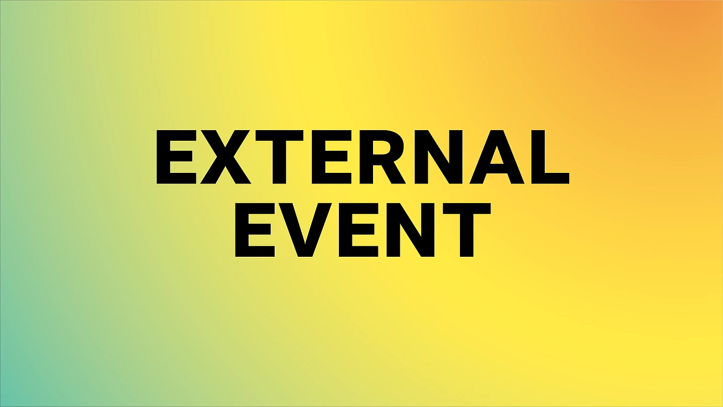 Black text: "External Event", with a green-yellow-orange color gradient in the background