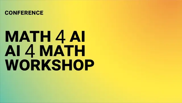 Math 4 AI Workshop
