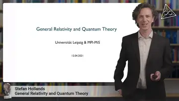 Stefan Hollands is giving a lecture