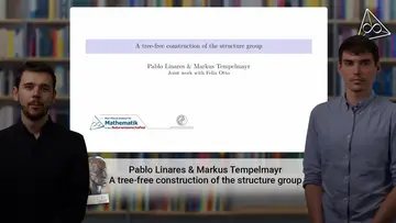 Pablo Linares and Markus Tempelmayr are giving a talk