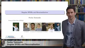 Pavlos Tsatsoulis is giving a lecture