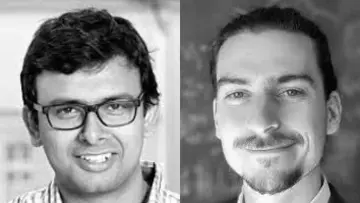 Portraits of Deepan Basu and Tim Laux