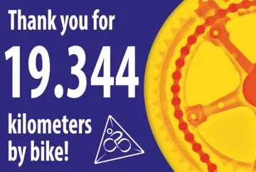 Thank you for 19344 kilometers by bike
