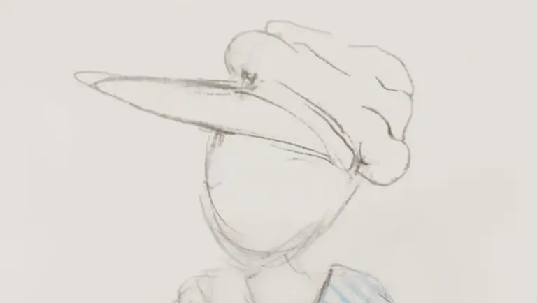 Sketch of Manneken Pis Thagoras